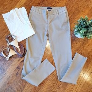 Lands' End Skinny Leg Khaki Twill Pants